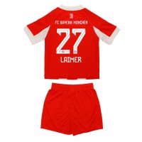 Bayern Munich Konrad Laimer #27 Domáci Detský futbalový dres 2025-26 Krátky Rukáv (+ trenírky)